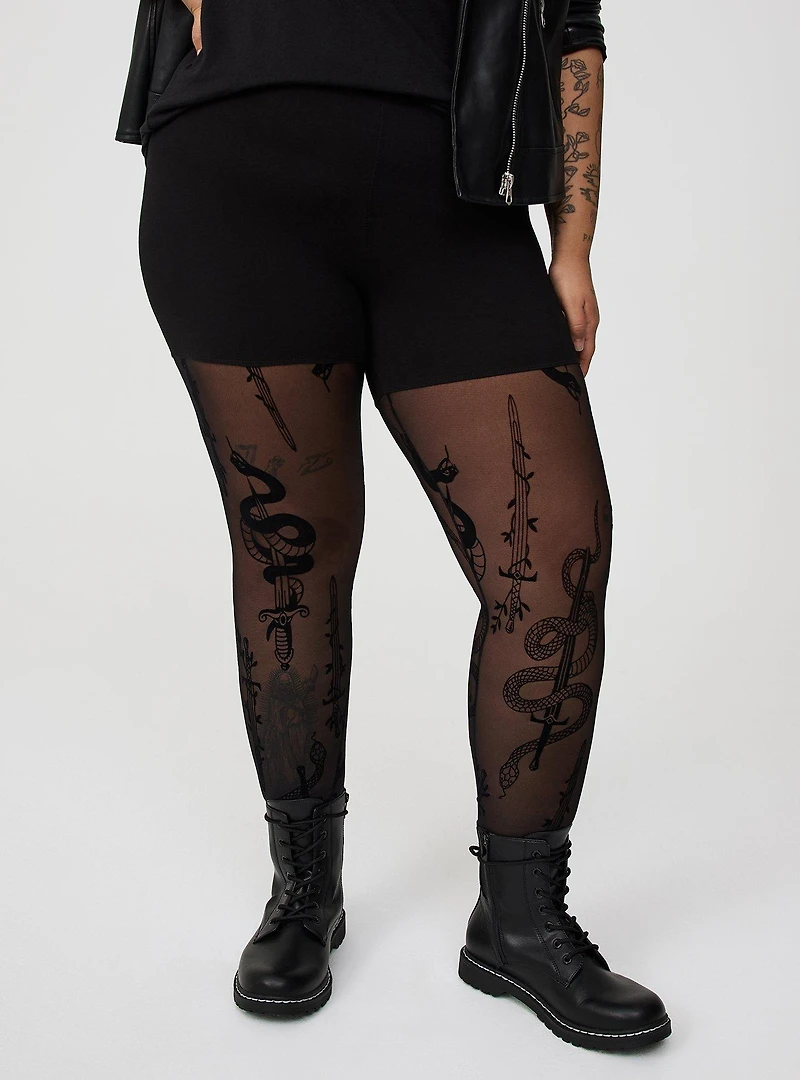 Full Length Flocked Legging