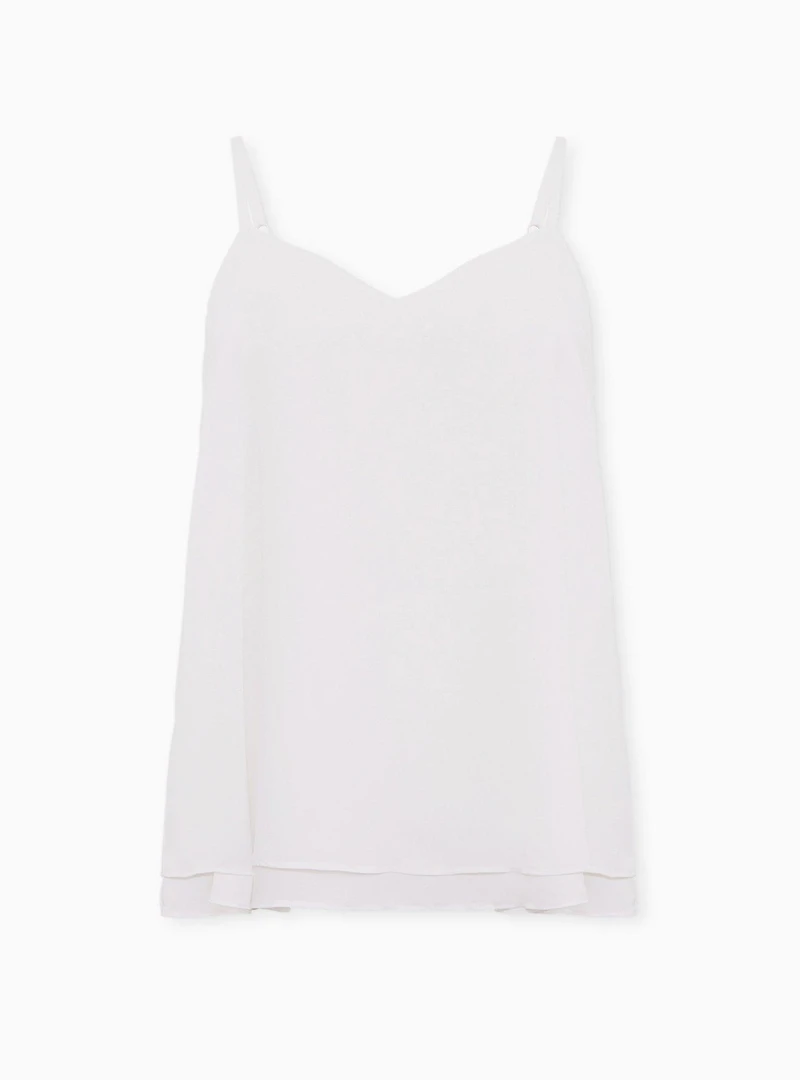 Sophie Chiffon Double Layer Swing Cami