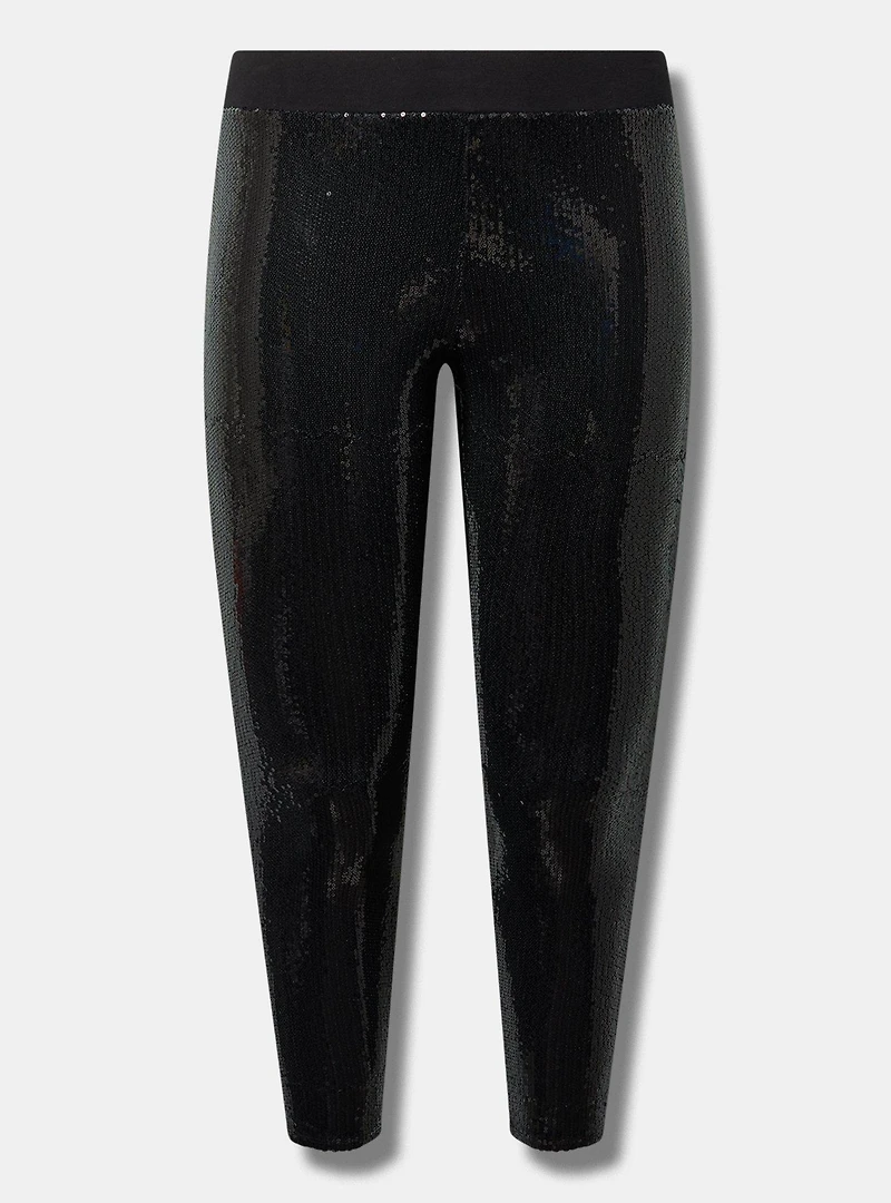 Full-Length Sequin Legging