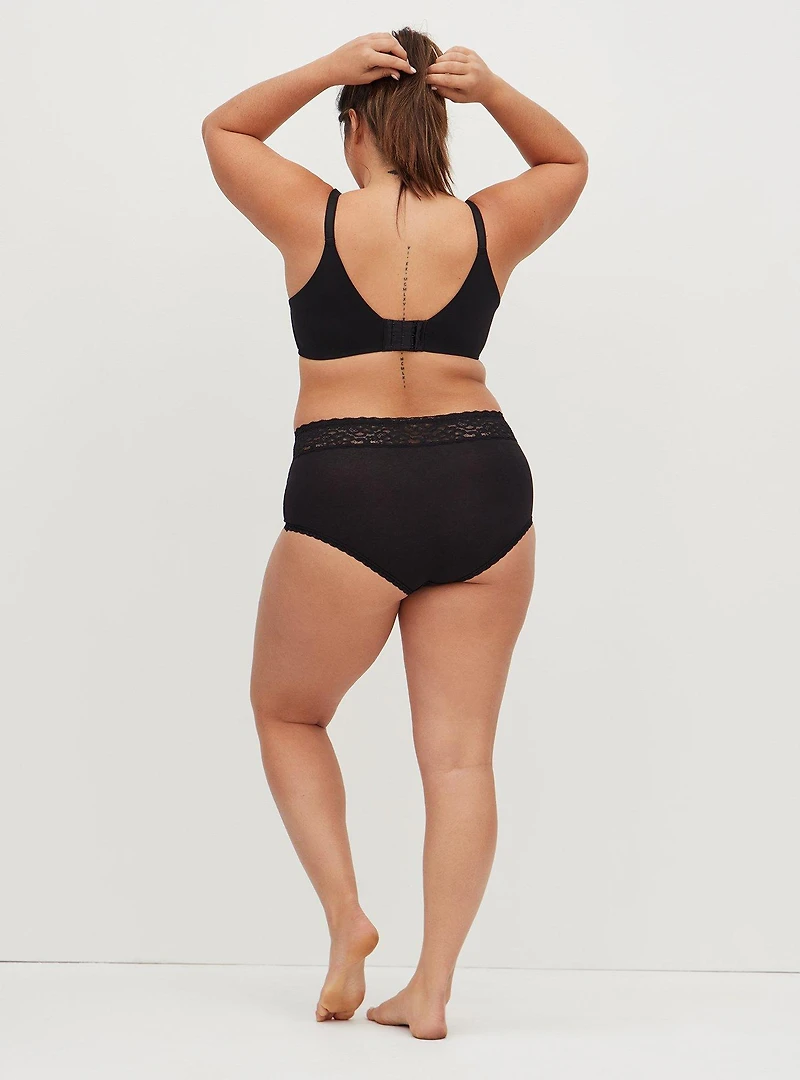 Cotton Mid-Rise Brief Panty