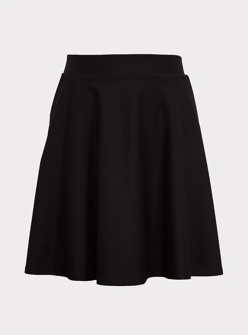 Mini Studio Luxe Ponte A-Line Skirt