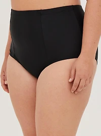 High-Rise Strappy Back Swim Bottom