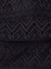 Wire-Free High Neck Crochet Bikini Top