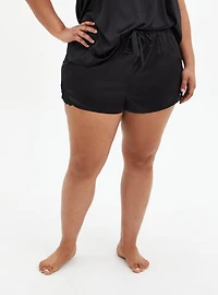 Dream Satin Lace Trim Sleep Short