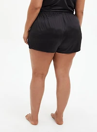 Dream Satin Lace Trim Sleep Short