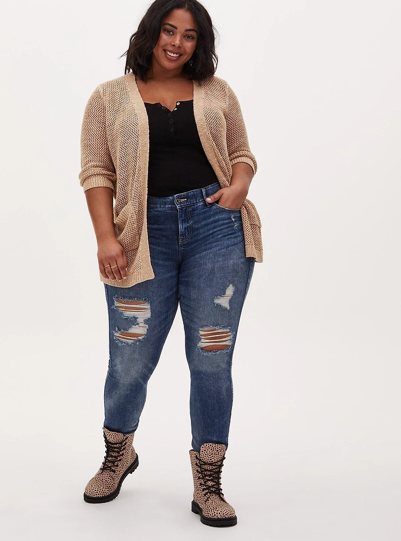 Bombshell Straight Premium Stretch High-Rise Jean