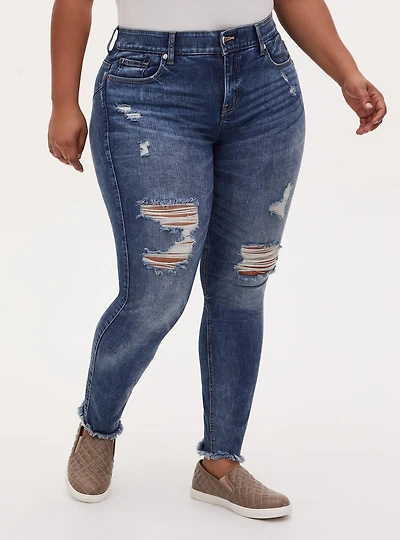 Bombshell Straight Premium Stretch High-Rise Jean