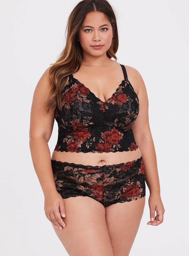 Simply Lace Mid-Rise Cheeky Panty