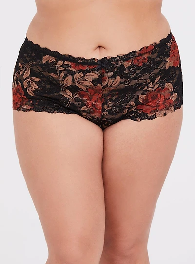 Simply Lace Mid-Rise Cheeky Panty