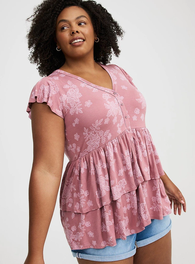 Tiered Babydoll Top