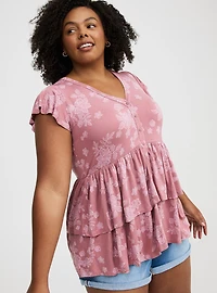 Tiered Babydoll Top