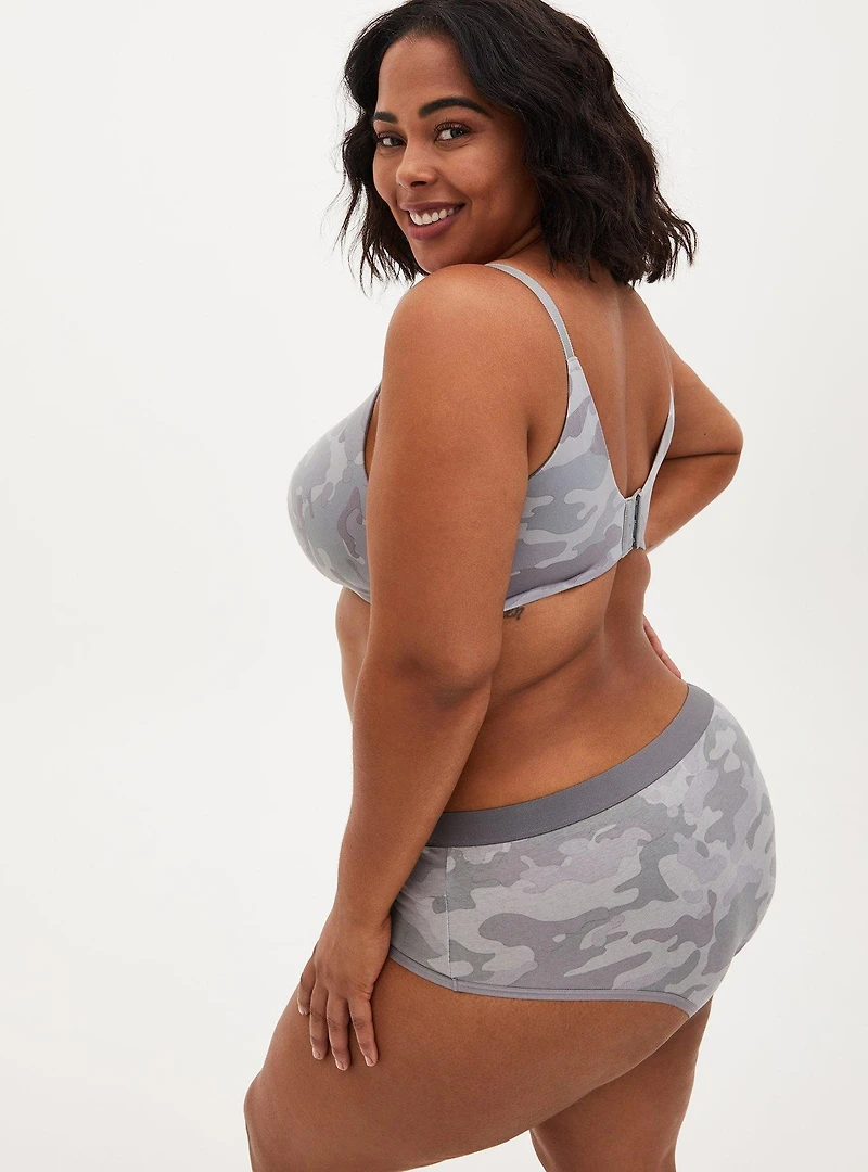 Cotton Mid-Rise Cheeky Panty