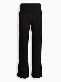 Pull-On Flare Stretch Lurex High-Rise Pant