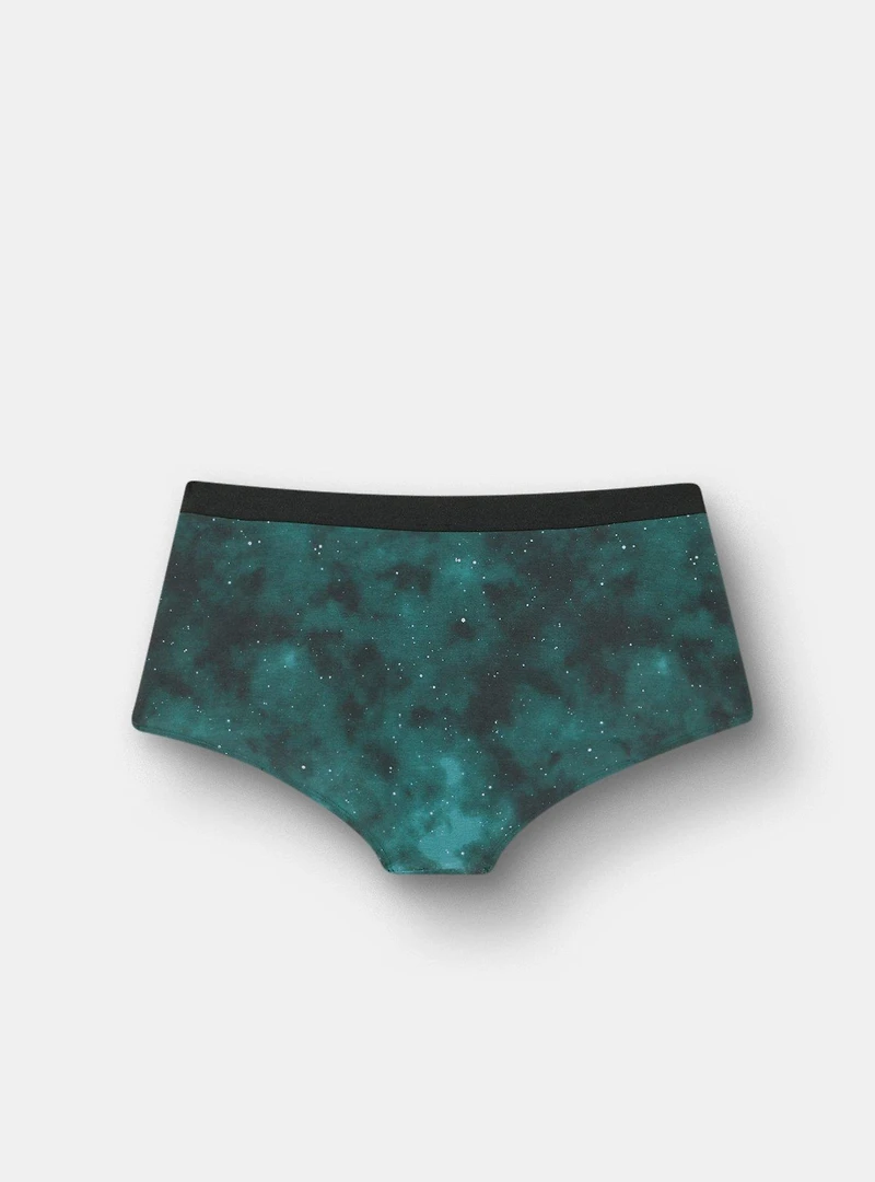 Cotton Mid-Rise Boyshort Panty