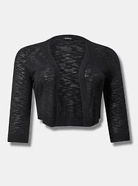 3/4 Sleeve Cropped Shrug