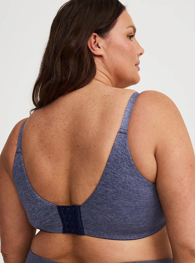 Balconette Lightly Lined Heathered Bra