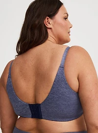 Balconette Lightly Lined Heathered Bra