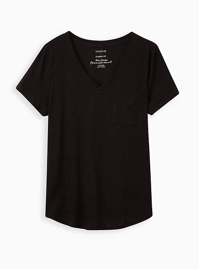 Pocket Heritage Slub V-Neck Tee