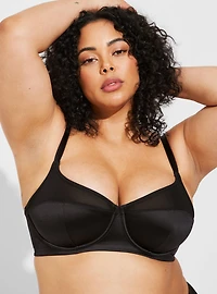 Balconette Unlined Shine Straight Back Bra