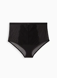 Peacock Lace High-Rise Brief Keyhole Panty