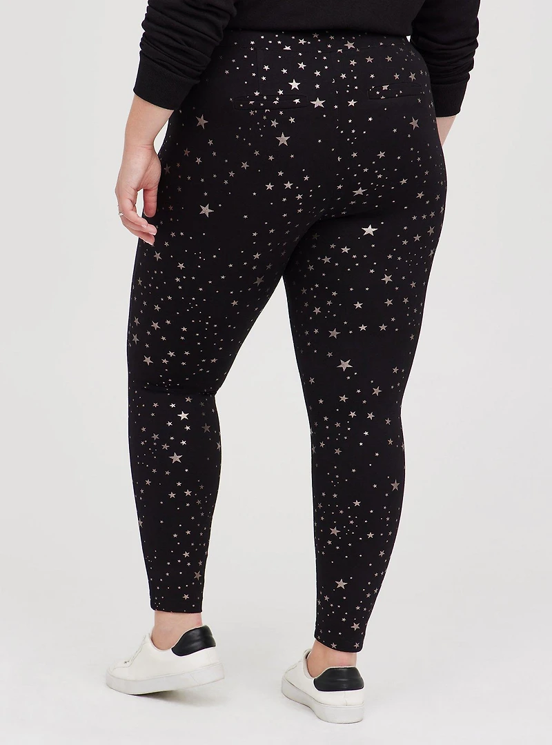 Pocket Pixie Skinny Studio Luxe Ponte High-Rise Pant