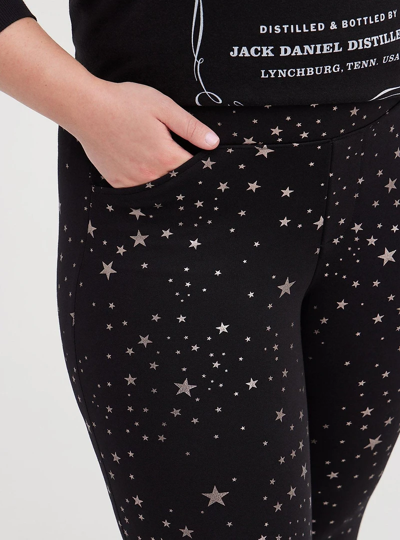 Pocket Pixie Skinny Studio Luxe Ponte High-Rise Pant