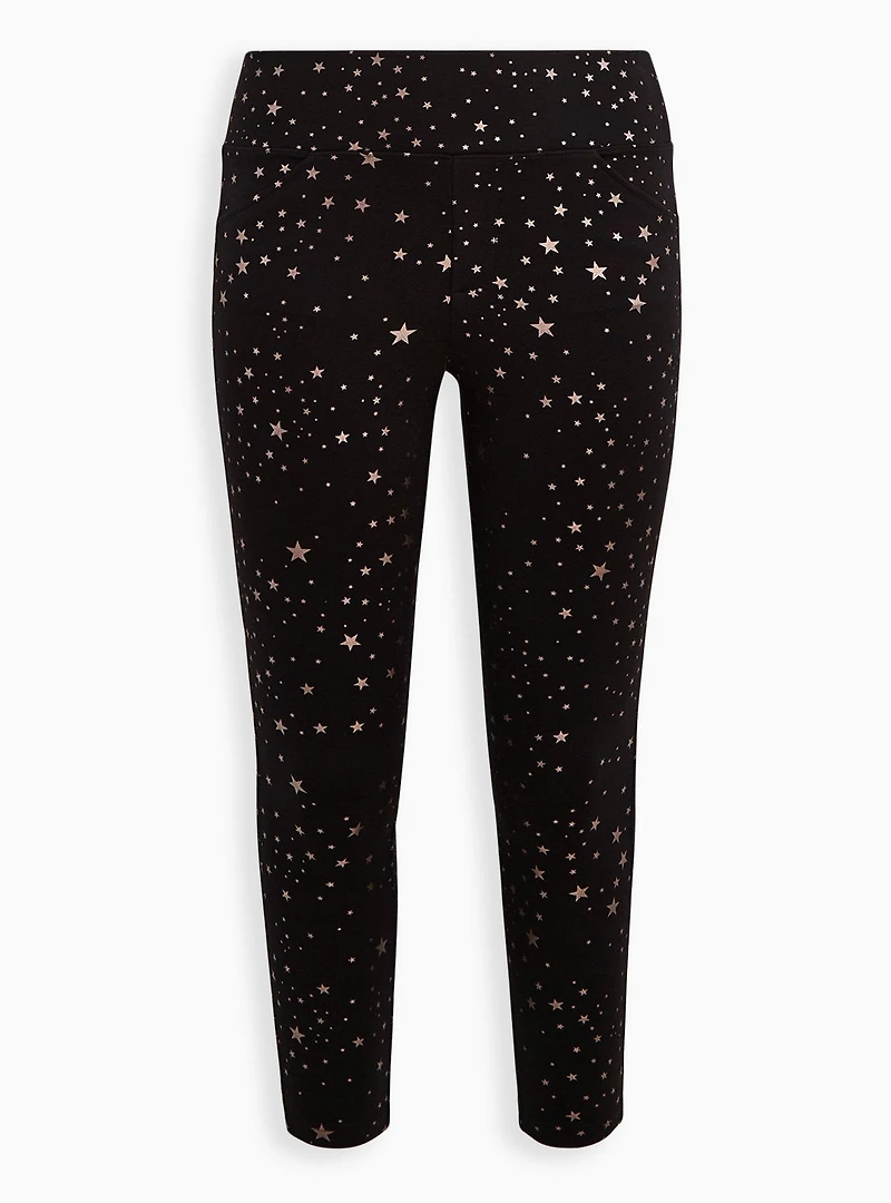 Pocket Pixie Skinny Studio Luxe Ponte High-Rise Pant