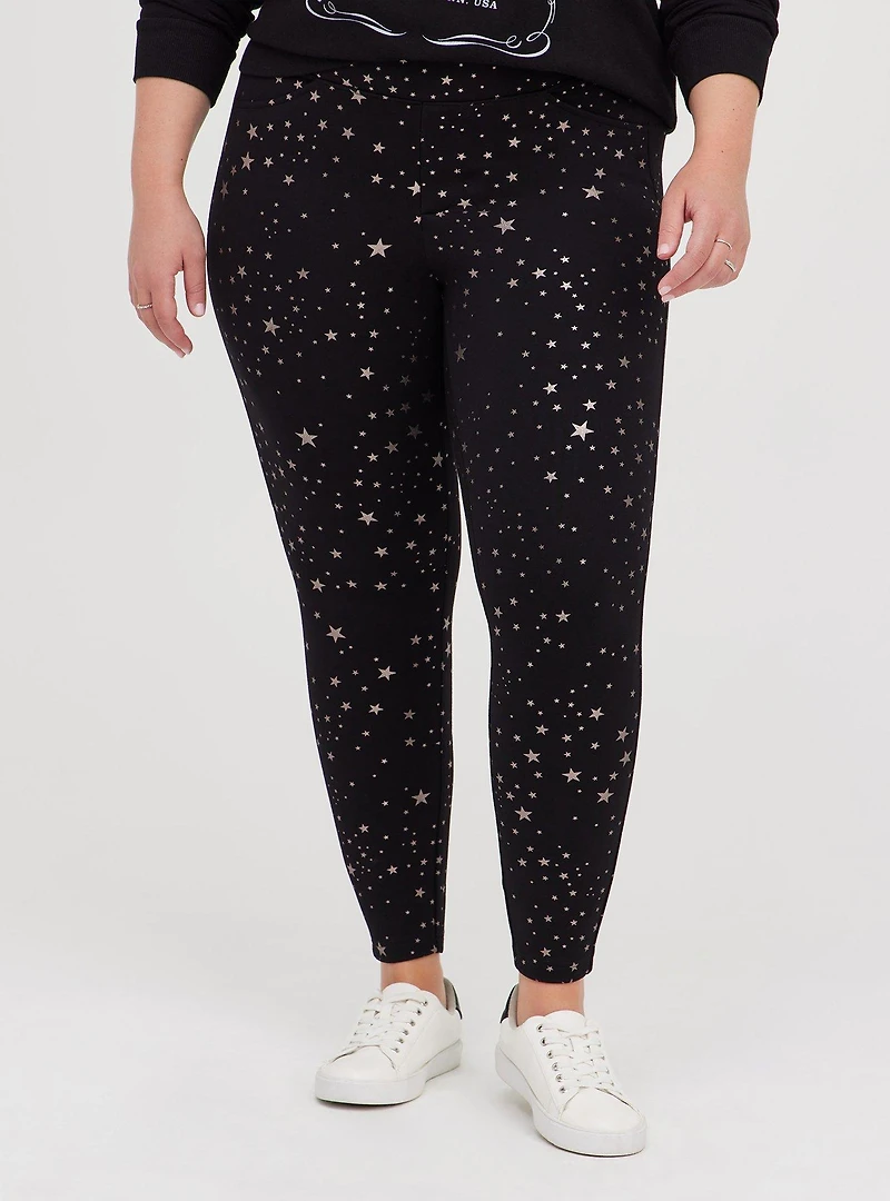 Pocket Pixie Skinny Studio Luxe Ponte High-Rise Pant