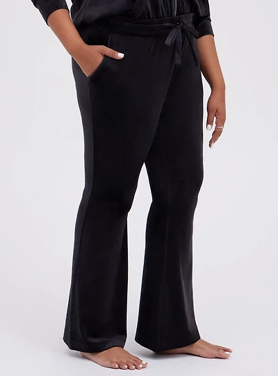 Velour Bootcut Lounge Pant
