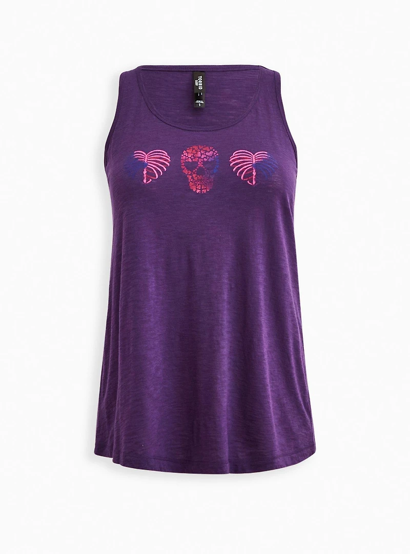 Slub Sleeveless Racerback Sleep Tank