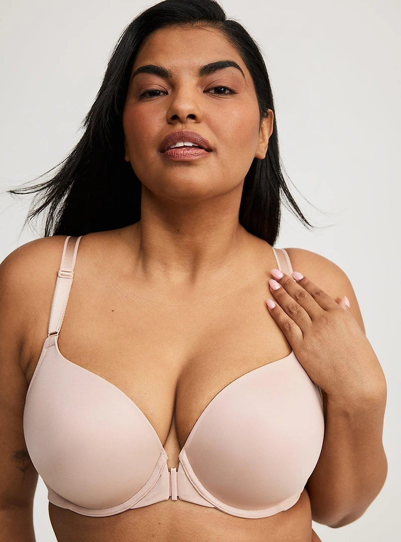 Ultimate Smoothing T-Shirt Front-Close Bra