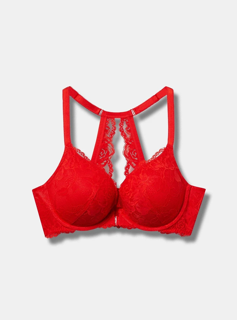XO Plunge Push-Up Front-Close Bra
