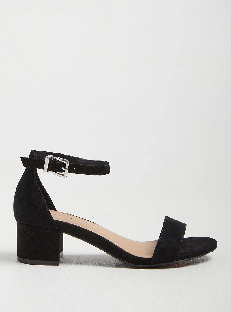 Ankle Strap Block Heel (WW)