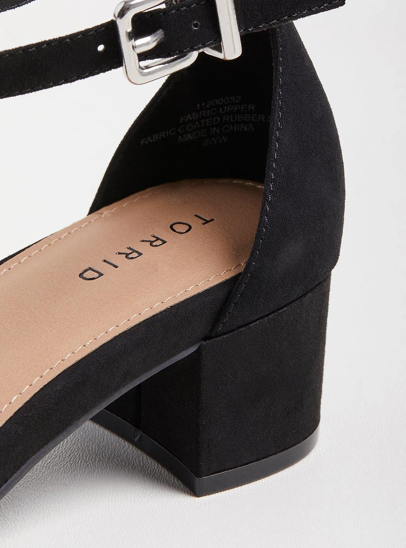 Ankle Strap Block Heel (WW)