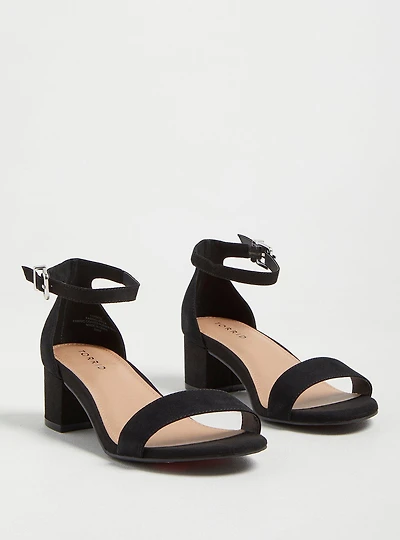 Ankle Strap Block Heel (WW)