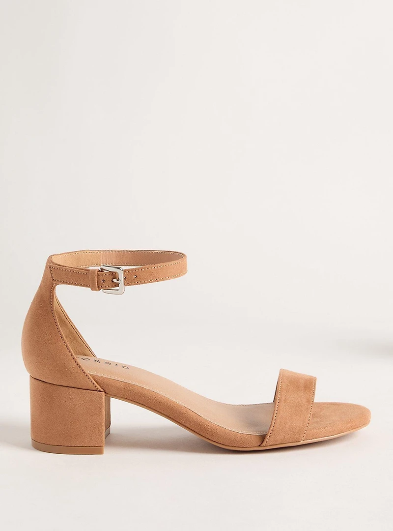 Ankle Strap Block Heel (WW