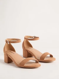 Ankle Strap Block Heel (WW