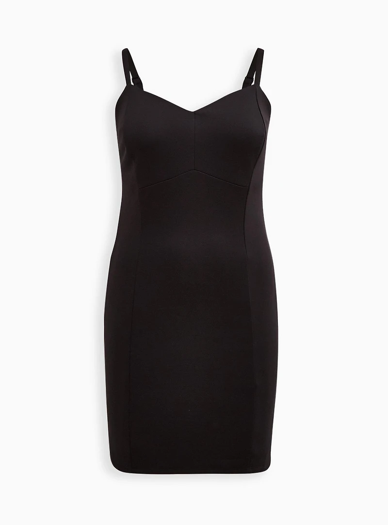 Mini Scuba Lace-Up Bodycon Dress
