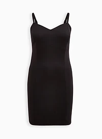 Mini Scuba Lace-Up Bodycon Dress
