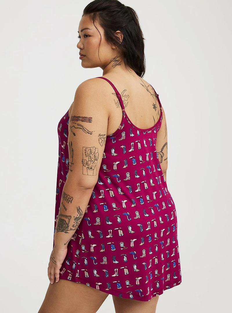 Super Soft Cami Sleep Mini Gown