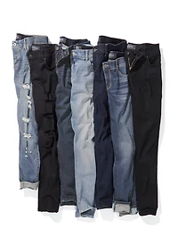Bombshell Skinny Premium Stretch High-Rise Destructed Jean