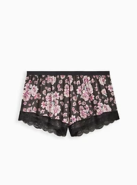 Lace Trim Sexy Sleep Short