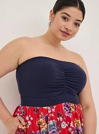 Mini Challis Hanky Hem Dress