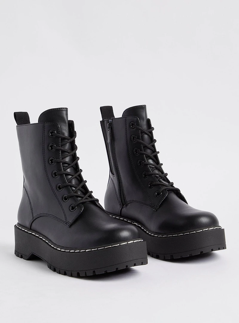 Platform Combat Boot (WW