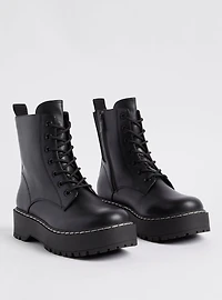 Platform Combat Boot (WW