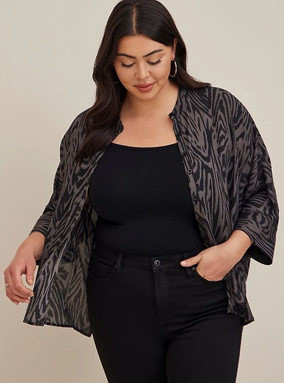 Chiffon Shirt Kimono