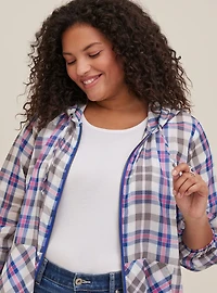 Long Line Zip Up Jacket