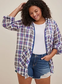 Long Line Zip Up Jacket