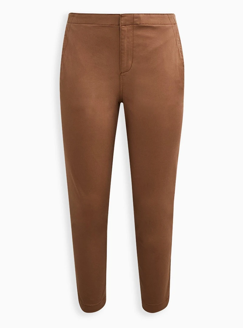 Comfort Flex Waistband Slim Taper Stretch Twill High-Rise Pant