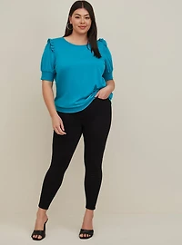 Lt Weight French Terry Crew Neck Short Sleeve Sweatshirt